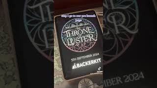 Make sure you get yours ttrpg booktok fantasy dnd books oc throneofluster rpg bookish oc [upl. by Akalam]