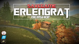 ✅ LS22  Erlengrat 📥Savegame  Berghof  MiniMovie  46 [upl. by Hutchison876]