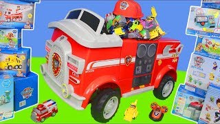 Psi Patrol zabawki  Chase cięzarówka strażak Marshall  Paw Patrol Toys [upl. by Nerrag]