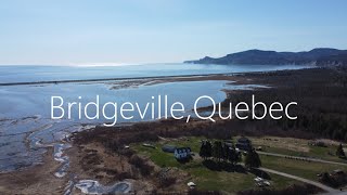 Drone Video over BridgevilleQuebec Canada [upl. by Enilorac]