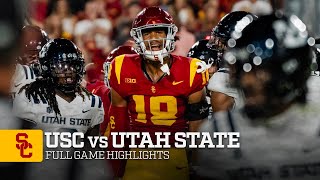 2024 USC Football vs Utah State  Full Game Highlight [upl. by Shuma]