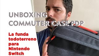 UNBOXING Commuter Case de PDP para Nintendo Switch [upl. by Torrlow]