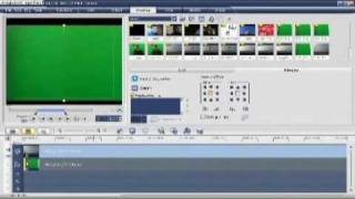 how to do the green screen trick Ulead studio 11 [upl. by Eneluj]