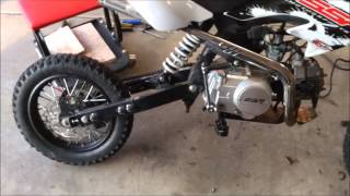 SSR 125 Extended Swingarm Project [upl. by Eelrebmyk594]