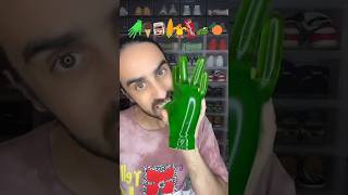 FOOD ASMR EATING GREEN GUMMY HAND OTHER SANCKS🤣 gummi food satisfying relatable [upl. by Lannie935]