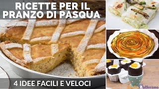 RICETTE DI PASQUA 4 IDEE FACILI E VELOCI [upl. by Findley]