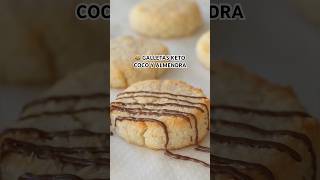 🍪 GALLETAS KETO COCO Y ALMENDRA 4 ingredientes  comidacasera recetasfaciles recetasketo [upl. by Emelun]