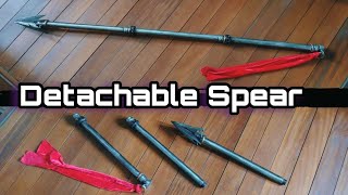 Tutorial How to Make a Portable Spear  Complete StepbyStep [upl. by Enilehcim]