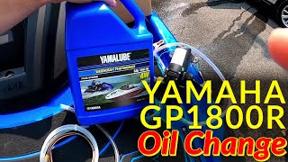 Yamaha GP1800R SVHO Oil Change [upl. by Orimisac982]