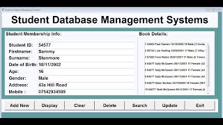 How to Create Student Database Management System using SQLite in python  Full Tutorial [upl. by Sell]