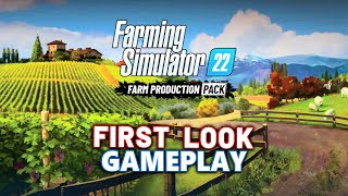 Farming Simulator 22  Farm Production Pack  First Look Gameplay [upl. by Farley]