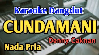 CUNDAMANI  KARAOKE  NADA PRIA COWOK  Denny Caknan  Audio HQ  Live Keyboard [upl. by Alram]