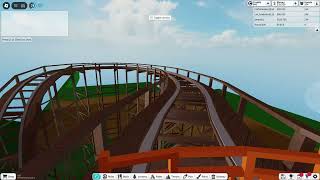 theme park tycoon 2 wooden coaster [upl. by Lenee536]