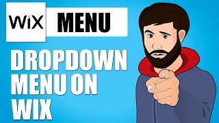 How to Create a Wix Dropdown Menu StepbyStep [upl. by Dotti]