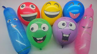 Making Slime with Funny Balloons  Satisfying Slime video 5 [upl. by Bathsheeb]