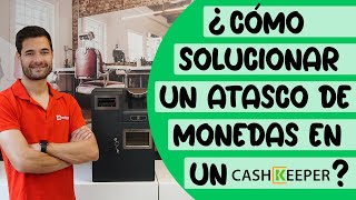 ¿Cómo solucionar un atasco de monedas en Cashkeeper CK950 [upl. by Reinnej]