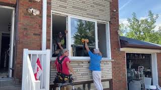 Installation of windows in Toronto [upl. by Aimil]