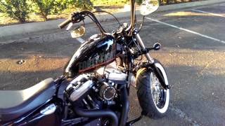 Harley Davidson Sportster Forty Eight DampD Bobcat Exhaust [upl. by Cloutman]