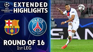 Barcelona vs Paris SaintGermain Extended Highlights  UCL on CBS Sports [upl. by Adliwa]