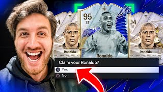 I Packed R9 Ronaldo from a Compensation 91 Icon Player Pick [upl. by Ardith]