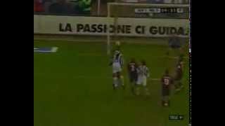 Juventus  Milan 30 25022001 3a Ritorno Serie A [upl. by Ellerrehs25]