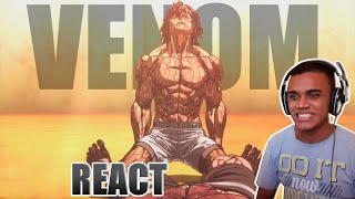 REACT  Ohma Vs Raian「Kengan Ashura AMV」 Eminem Venom [upl. by Brey]