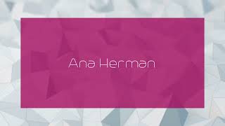 Ana Herman  appearance [upl. by Khudari]