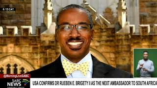 United States Senate confirms Dr Reuben E Brigety II as the next Ambassador to South Africa [upl. by Annaoy]