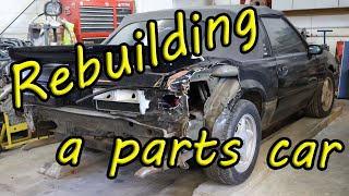 Rebuilding the former parts car Mustang GT [upl. by Ettener]