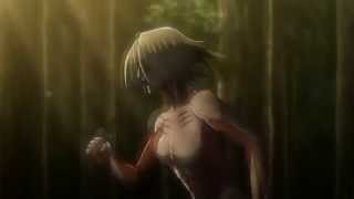 Levi Vs Female Titan  60 FPS [upl. by Metzgar]