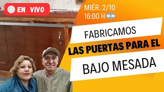 Fabricamos las puertas bajo mesada lasolución construcciónfácil carpenter [upl. by Nonahs]