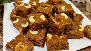 Famous Multani Sohan Halwa Recipe  Habshi Halwa  Perfect 2 Liter Milk Habshi Halwa By Chef Maria [upl. by Yhtak]