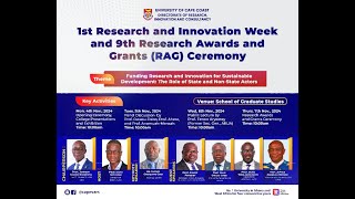 UCC 1ST RESEARCH AND INNOVATION WEEK AND 9TH RESEARCH AWARDS AND GRANTS CEREMONY 2024 [upl. by Chapman]