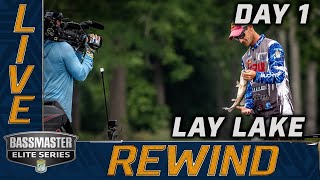 2023 Bassmaster LIVE at Lay Lake  Day 1 [upl. by Rezal]