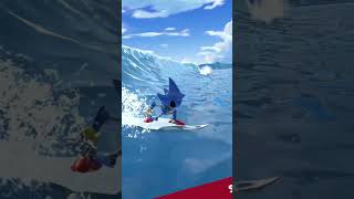 Surfing Sonic Olympic Games Shorts [upl. by Dulcie]