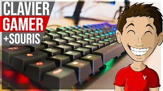 CLAVIER GAMER MECANIQUE PAS CHER SOURIS [upl. by Yzzik711]