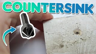 What Is A Countersink Drill Bit [upl. by Tomasz]