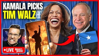 🚨Kamala Picks FarLeft Socialist Tim Walz for Vice President The Governor Who Let His State BURN🔥 [upl. by Conal]