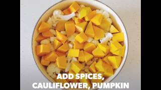 Combi Steam Oven Cauliflower Pumpkin Soup Recipe [upl. by Lefton233]