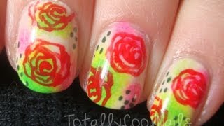 Easy Watercolor Roses [upl. by Adahsar862]