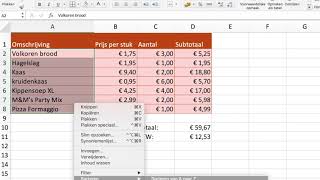 Excel  Sorteren [upl. by Angela]