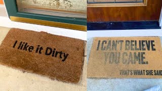 HILARIOUS Doormats That Will Make Your Guests LAUGH 🤣🤣 [upl. by Nnhoj943]