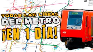 EXPLORE TODAS LAS ESTACIONES DEL METRO EN UN DÍA COMO UN PRO [upl. by Ileek]