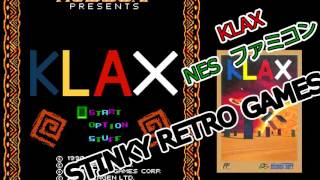 BGMがかっこいい、ファミコン「KLAX」のオープニング [upl. by Anirpas]