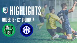 Highlights SassuoloInter U18 AB 12 giornata stagione 202324 [upl. by Banyaz621]