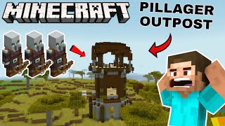 I FOUND A PILLAGER OUTPOST  MINECRAFT SURVIVAL GAMEPLAY [upl. by Ruy]