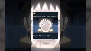 Moment when MINATO Joined The WAR ⚡  MAGMA eDiTz  trending naruto anime viralvideo shorts [upl. by Ayekal]