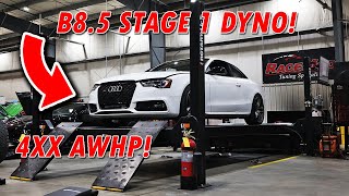 My Stage 1 Audi S5 B85 Made OVER 400 Horsepower On a Dyno [upl. by Etan]