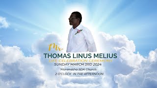 The Life Celebration Ceremony of Thomas Linus Melius [upl. by Rorry693]