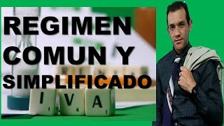 Que es el régimen común y simplificado [upl. by Raasch]